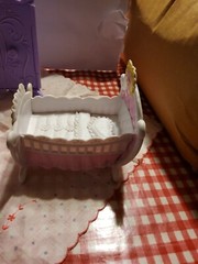 My Little Pony 2008 CRIB BASSINET CRADLE ~ Pink and White