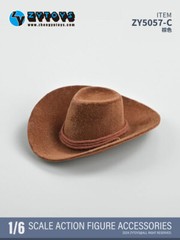 1/6 brown cowboy hat for 12″ figure hot toys phicen worldbox ganghood ❶USA❶