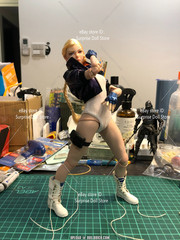 US Worldbox 1:6 AT201 Pale Skin Felxible Female Action Figure Body Doll Model
