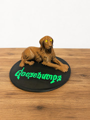 Goosebumps Glowing Eyes Dog Custom Figure, Goosebumps Opening