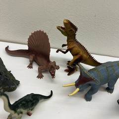 Lot Of 10Misc sizes Plastic Dinosaurs. Varies Types Excellent Vintage 2000s