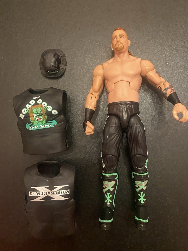 WWE Elite Series 26 Flashback Road Dogg MOC Degeneration X New Age Mattel 2012