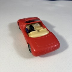 SUPERMAN The Animated Series Lois Lane in Car Pull Back Toy 1997 Burger King DC
