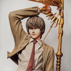 Fanart Figure Light Yagami airbrush painted 9.8 inch Adult 17+