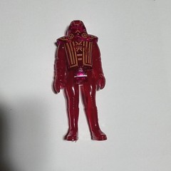 Vintage Tron red WARRIOR 3.75” action figure 1981 Tomy Walt Disney Movie no disk