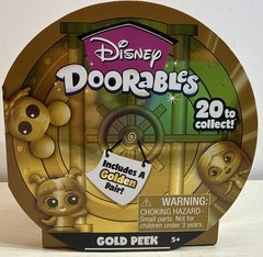 Disney Doorables Gold Peek Collectibles Elsa & Olaf Figures New Open Common