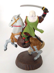 Japanese Samurai Figure Set 4pc Sengoku Warlords Nobunaga Shingen Kenshin Toy