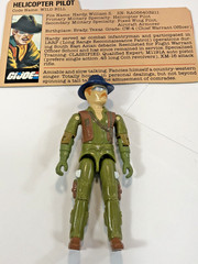 VINTAGE GI JOE ARAH WILD BILL 1983 COMPLETE WITH CARD HASBRO