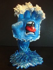 WAVE HAND Custom Kidrobot Santa Cruz Skateboards Screaming Hand Figure