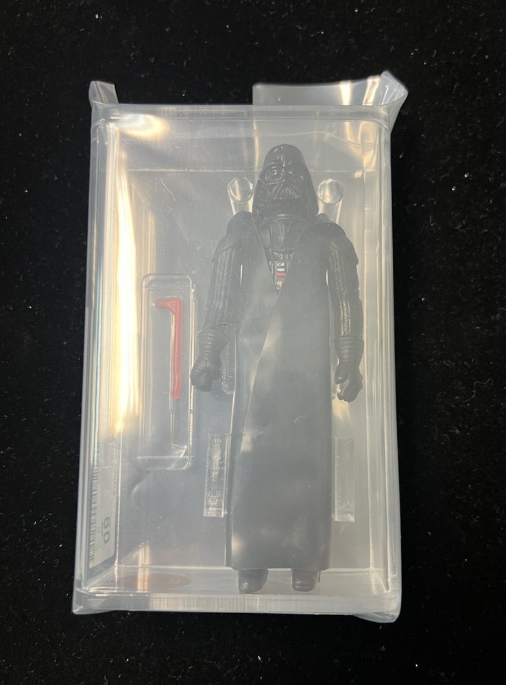 AFA GRADED GLASSLITE DARTH VADER – VINTAGE STAR WARS FIGURE BRAZIL