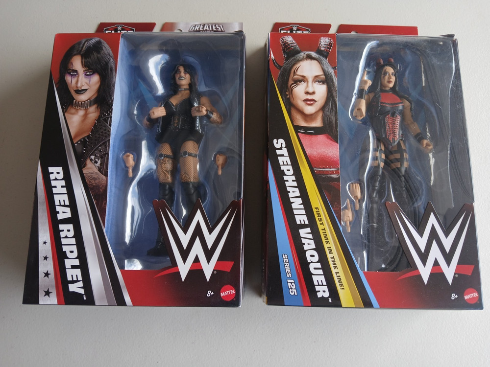 WWE ELITE RHEA RIPLEY GREATEST HITS ANDSTEPHANIE VAQUER SERIES 125