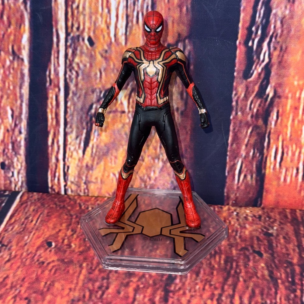 Disney Marvel Spider-Man No Way Home Red Gold Suit Standing Collectible Figure