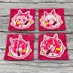 Uma Musume x NOPE Sticker Complete Set of Four Official Japan Import US Seller