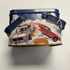 Dukes of Hazzard tin lunch pale vintage 1981
