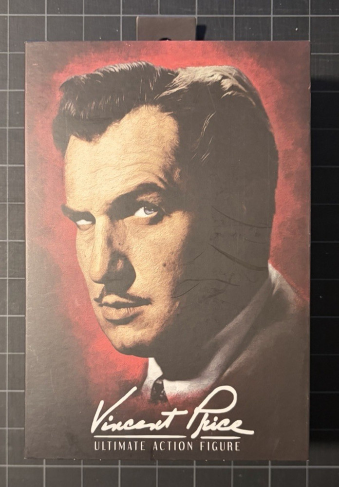 NECA Vincent Price Ultimate action figure new sealed 7” Horror movie RARE
