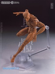 Stock Romankey X COWL 1:12 Flexible Man Jointed 6″ Male Action Figure Head Body