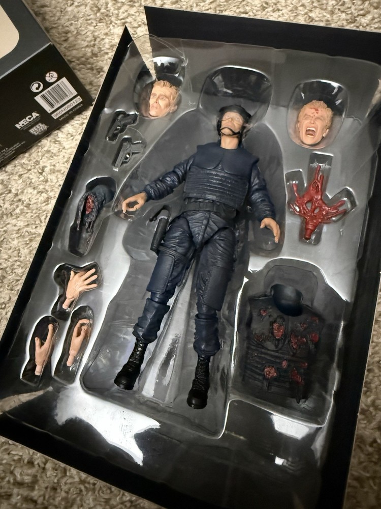 NECA Ultimate RoboCop Alex J. Murphy Figure w/ Gun, Heads, Hands, Arm Parts