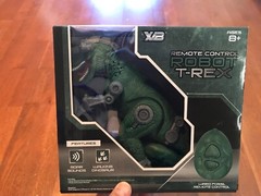 New in box Robot T-Rex Remote Control Walking Roaring 7.9 inch DINOSAUR ages 8+