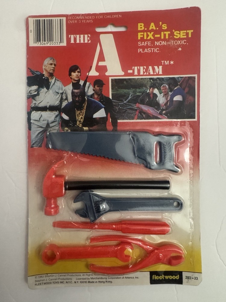 B.A.’S Fix It Set (A-team) rare vintage