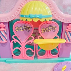 1990 Mattel Little Pretty Kitty Perm N Play Playlet Snow Curl Lady Lovely Locks