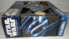 2010 Hasbro Star Wars The Clone Wars Hyena Bomber Space Ship