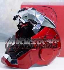 AUTOKING Iron Man MK5 Helmet Voice-control Mask for Kids Children’s Day Gift US