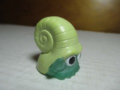 1996 Pokemon Finger Puppet Clear Omanyte Gotta Catch Them All Nintendo Bandai