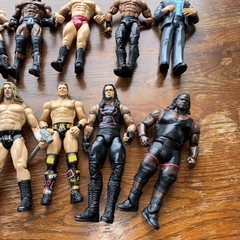 WWE Wrestling Action Figures Mixed Lot of 13