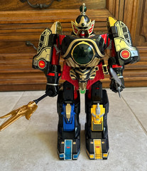 1994 Mighty Morphin Power Rangers Deluxe Thunder Megazord Near Complete