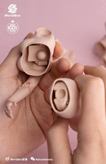 1/6 female E CUP BUST Chest replacement model Worldbox Pale Suntan Figure ❶USA❶