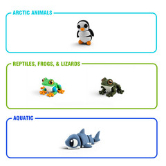 Pick-A-Mini Collectible Figures – Durable Fidget Desk Pets (Mix & Match Toys)