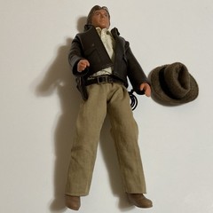 Vintage 1981 Indiana Jones Harrison Ford 12″ Doll Figure Kenner Hat Whip Gun Blt