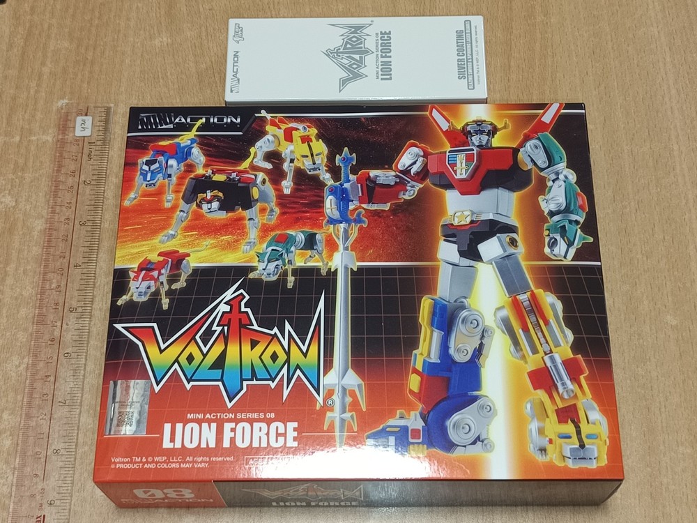 Action Toys Mini Action 8 08 Voltron Lion Force Beast King 6″ Figure ACG Box C8