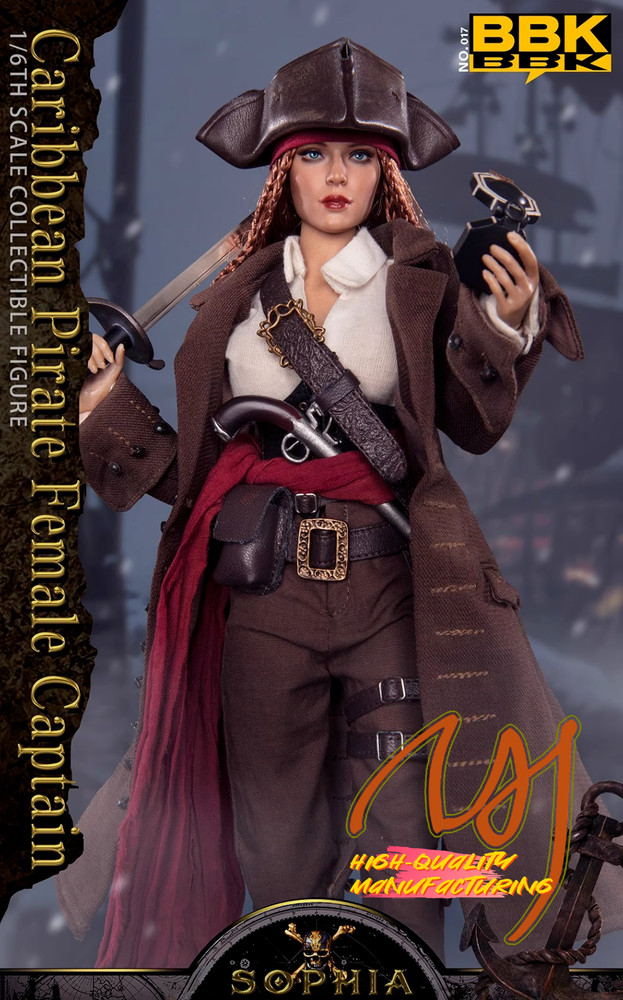 IN STOCK New BBK BBK017 1/6 Caribbean Pirate Sophia 12″ Figure Fast Ship