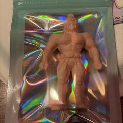 LARGE 3.5″ Kinnikuman Ultimate M.U.S.C.L.E RARE eraser Keshi Rikishiman