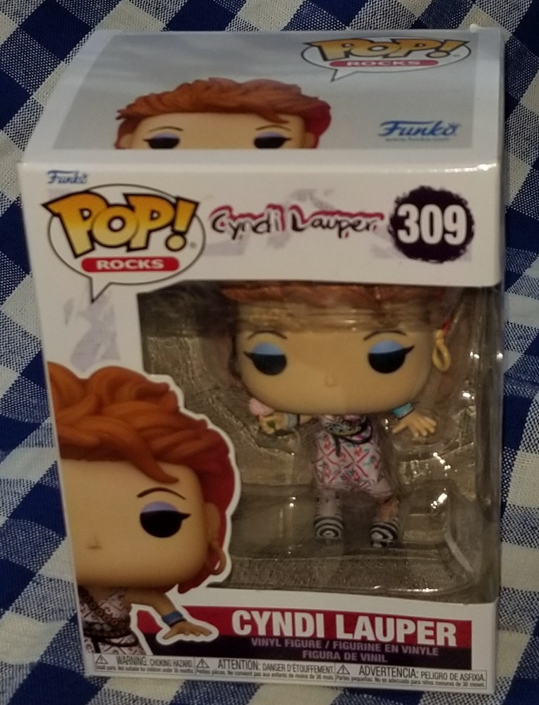 CYNDI LAUPER FUNKO POP ROCKS FIGURE 309 GIRLS JUST WANNA HAVE FUN ICONIC STYLE !