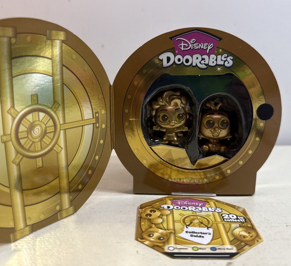 Disney Doorables Gold Peek Collectibles Elsa & Olaf Figures New Open Common