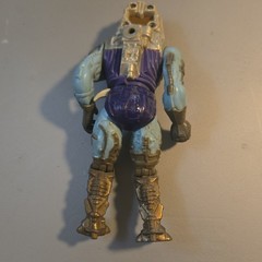 Skeletor Action Figure Blue Gray Purple Black Yellow Plastic