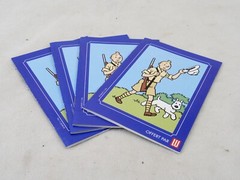 Tintin Lot Of 4 Small Notebooks Offered By LU In 1994 15 X 10 Cm