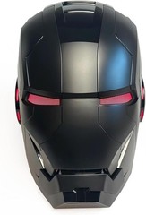 Iron Man Full Black MK5 Helmet Autoking Electronic Voice Activated Cosplay Mask