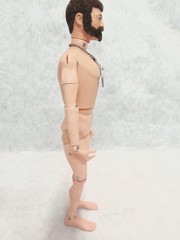 Vintage Hasbro GI Joe Adventure Team Hair Flocked Beard Action Figure 12″