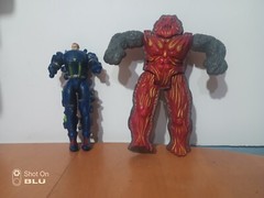 Vintage Inhumanoids Magnokor & Dr. Derek Bright Action Figure Lot 1986 Hasbro