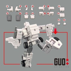 GO BETTER Filler Upgrade Kit For Age of the Primes G1 Ultra Magnus Filling Parts