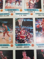 1990-91 PANINI NBA BASKETBALL COMPLETE SET ALBUM & STICKERS – Jordan – MINT
