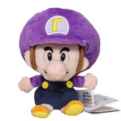 2X Baby Wario Waluigi Super Mario Bros Plush Toy Stuffed Animal Figure Doll 6″