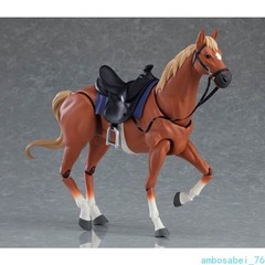 6″ Brown White Poseable Horse Model Set – Action Figures Cosplay Scene Gift Toy
