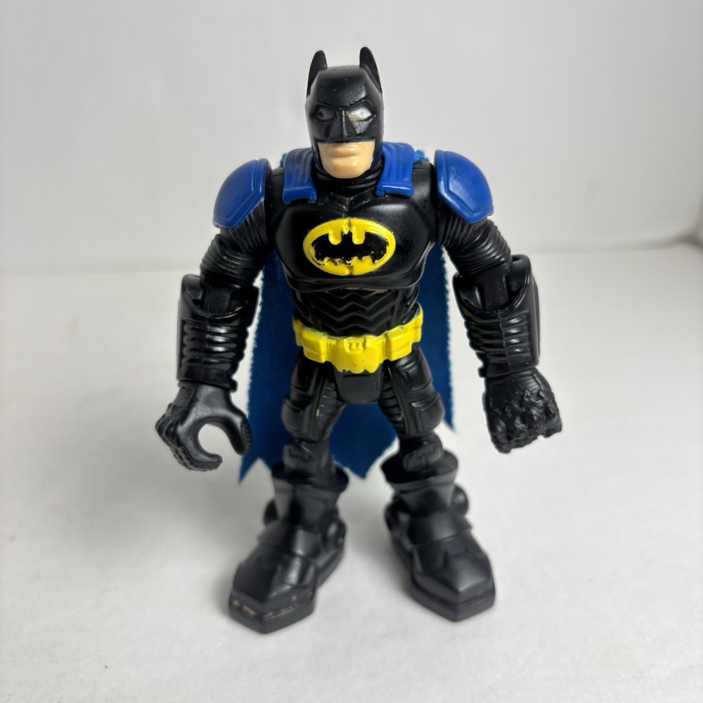 2010 Mattel DC Super Friends Hero World Black & Blue Batman 5″ Action Figure