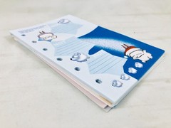 Mashi Maro Memo Diary refill. 30 sheets. 6 ring binder. Made in Korea. 2001