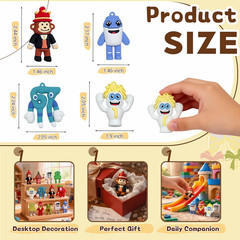 24PCS Steal a Brainrot Figure Set – Italian Brainrot Character Display Collectio