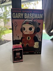 Authentic Pop Mart Mega Space Molly 400% and 100% Gary Baseman. New. US Seller.